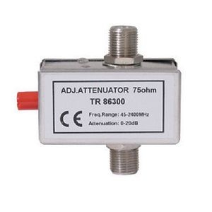 SAT-Dämpfungsregler, 45-2400 MHz 0-20 dB F-Technik 86300-