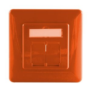 Abdeckrahmen incl. Zentralstück, orange 74281-O