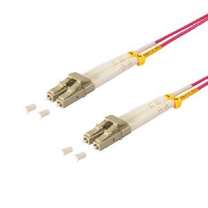 Duplex Patchkabel LC/LC 50/125µ, OM4 violett, 1,0m 77922/4