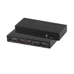 HDMI Verteiler 1x4, Metall, 4K30Hz, schwarz 05-03004