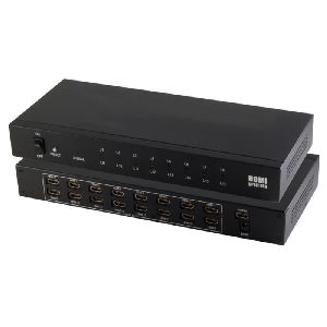 HDMI Verteiler 1x16, Metall, 4K30Hz, schwarz 05-03016