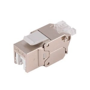 RJ-45 Keystone, Cat. 6A, STP, ClampFix, werkzeugl. 08-10034