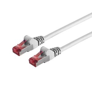 Patchkabel cat6A S/FTP PIMF Halogenfrei weiß 20,0m 75726-AW