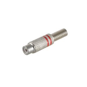 Cinchkupplung Metall 6mm, rot 52001-R