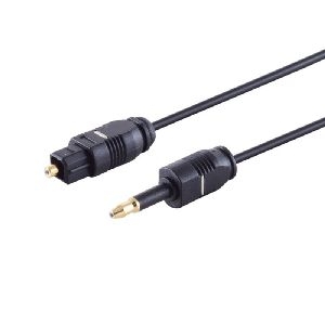 LWL-Kabel 2,2mm, Toslink-St./3,5mm Opti-St. 5m 69012-5.0