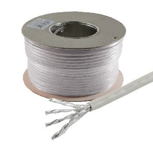 Cat.6 Verlegekabel, S/FTP, LSZH, grau, 50m 75900-50HS