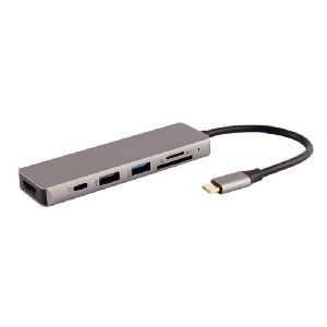 USB-C Dock 6in1, HDMI, PD, Hub, SD 14-05027