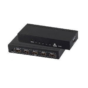 HDMI Umschalter 5x1, Metall, 4K30Hz, schwarz 05-02005