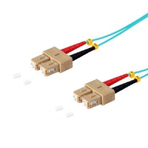 Duplex Patchkabel SC/SC 50/125µ OM3 aqua 3,0m 77923/3