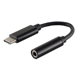 USB-C Audio Adapter, 3,5mm, digital, schwarz 14-05021
