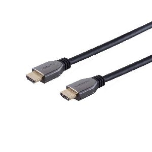 Ultra HDMI Kabel, 10K, Metall, schwarz, 3m 10-41045