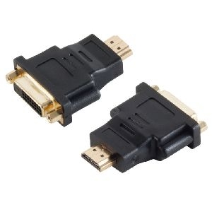 Adapter HDMI-Stecker / DVI-D (24+1) Buchse verg. 77400