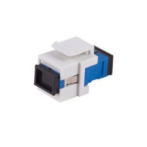 LWL-Keystone Verbinder, SC-SC, Simplex, blau 08-10210