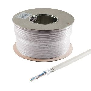 Cat. 5E Verlegekabel, SF/UTP, LSZH, grau, 50m 75205-50HS