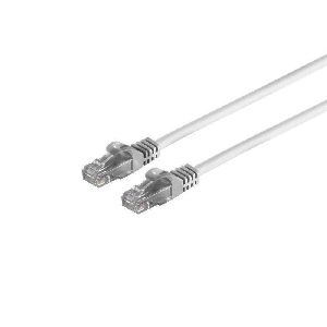 RJ45 Patchkabel CAT 7 Rohkabel UTP weiß 0,25m 08-35006