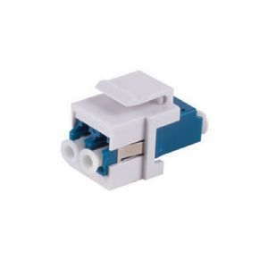 LWL-Keystone Verbinder, LC-LC, Duplex, blau 08-10200