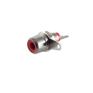 Cinch - Einbaubuchse, rot 52090-R