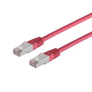 Patchkabel Cat. 5E, SF/UTP, magenta, 0,25m 75211-0.25M