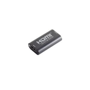HDMI Verstärker, Metall, 4K60Hz, schwarz 05-00040