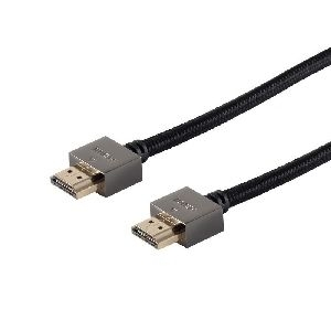 BlackCotton High Speed HDMI Kabel, UHD, slim, 1m 20-15025